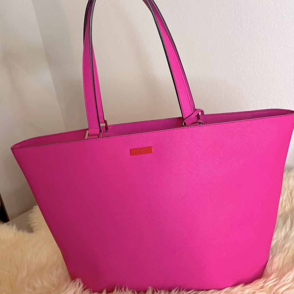♠️Kate Spade Large Tote- Hot Pink
